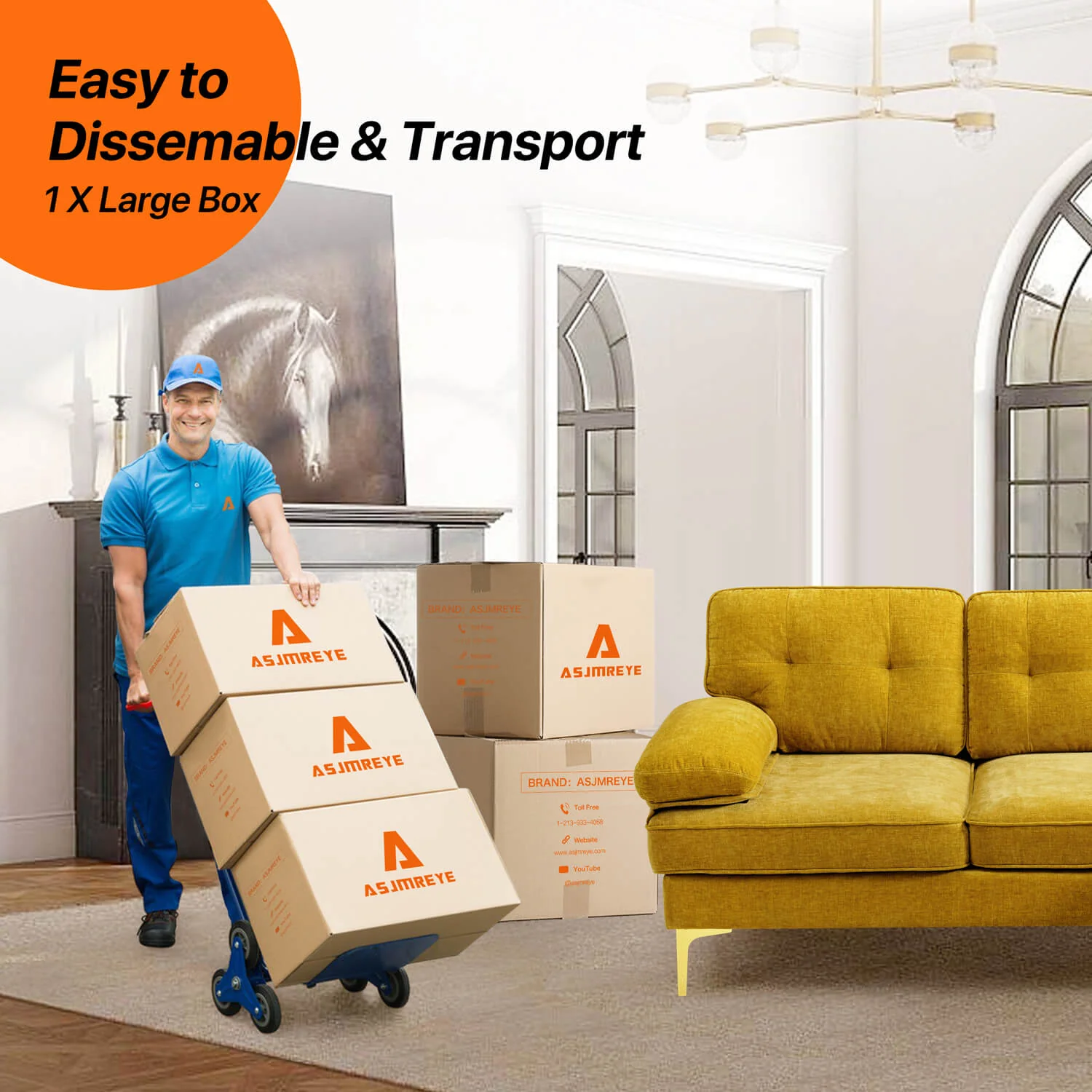 85" Sectional Couch Sofa for Living Room with Reversible Chaise - Image 11