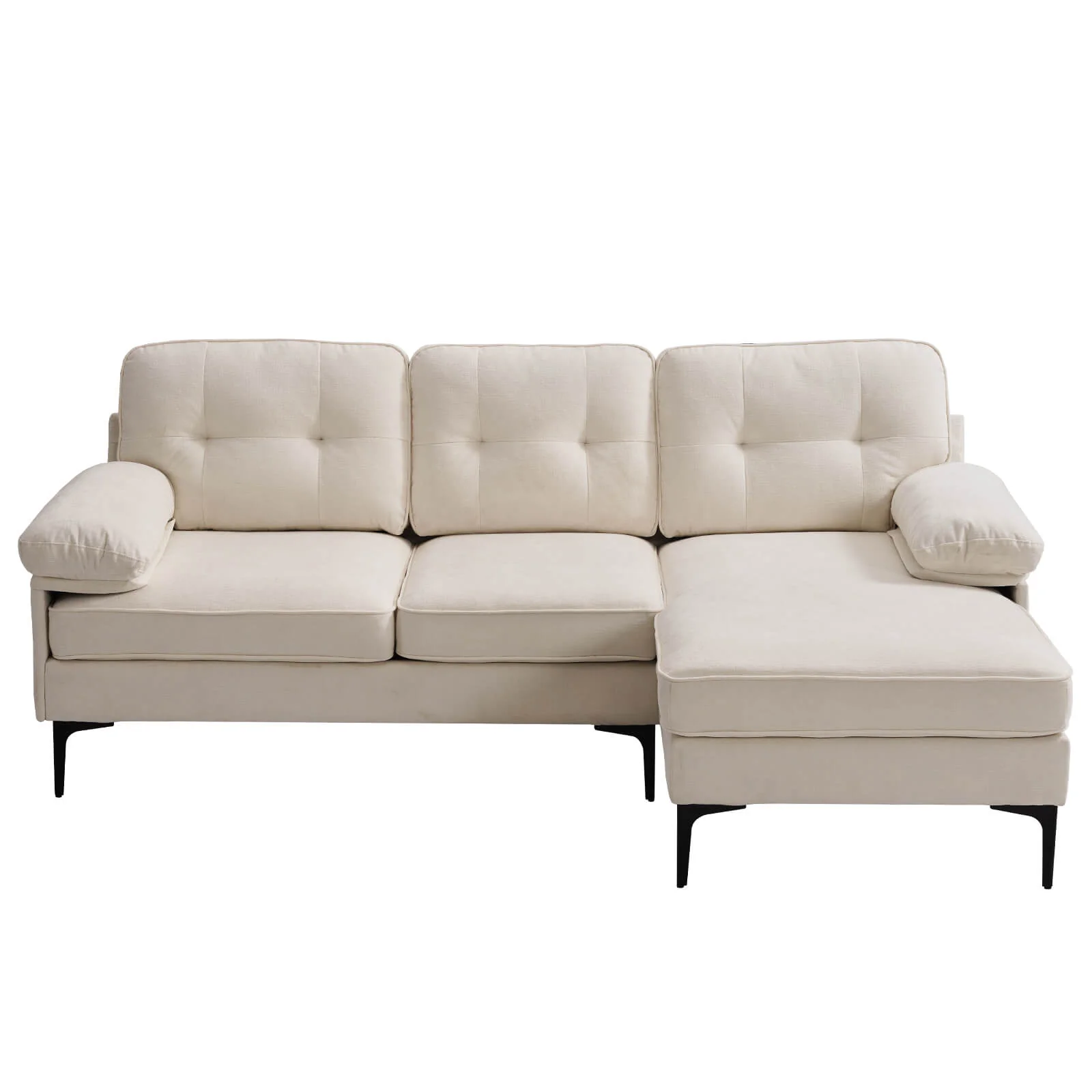 85" Sectional Couch Sofa for Living Room with Reversible Chaise - Image 18