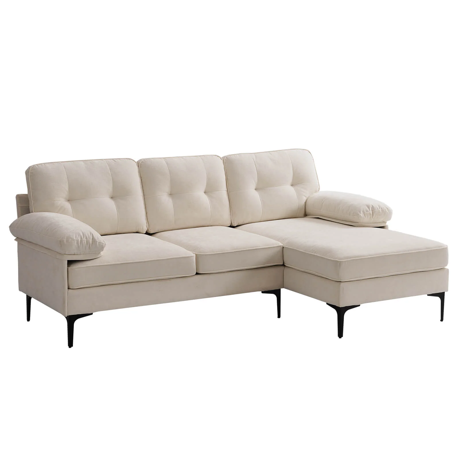 85" Sectional Couch Sofa for Living Room with Reversible Chaise - Image 23