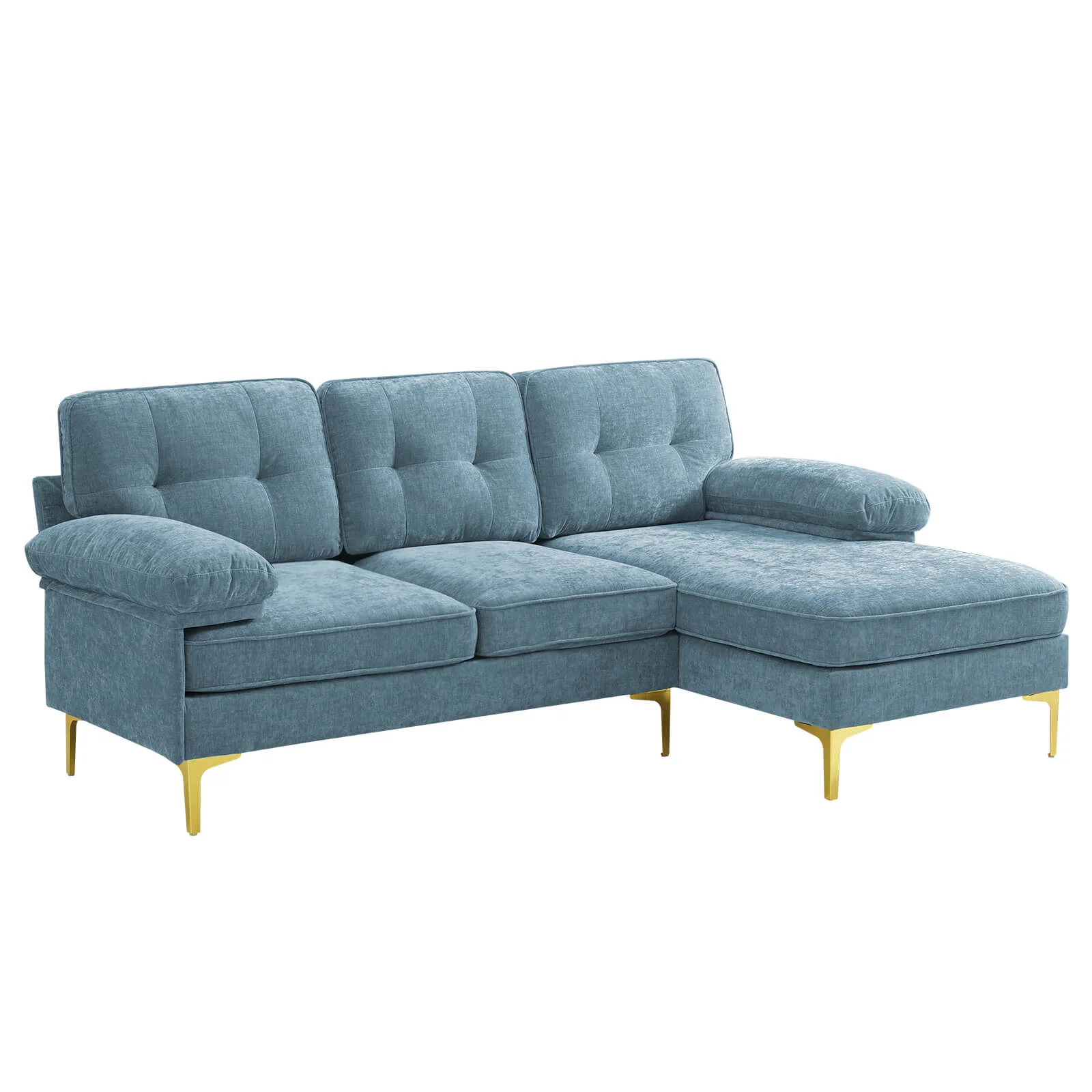 85" Sectional Couch Sofa for Living Room with Reversible Chaise - Image 38