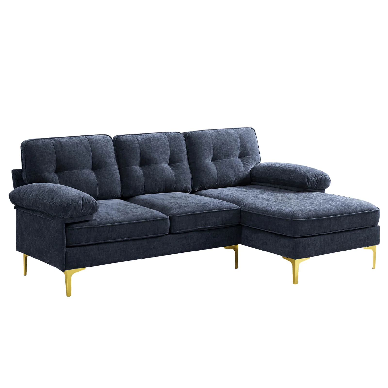 85" Sectional Couch Sofa for Living Room with Reversible Chaise - Image 49