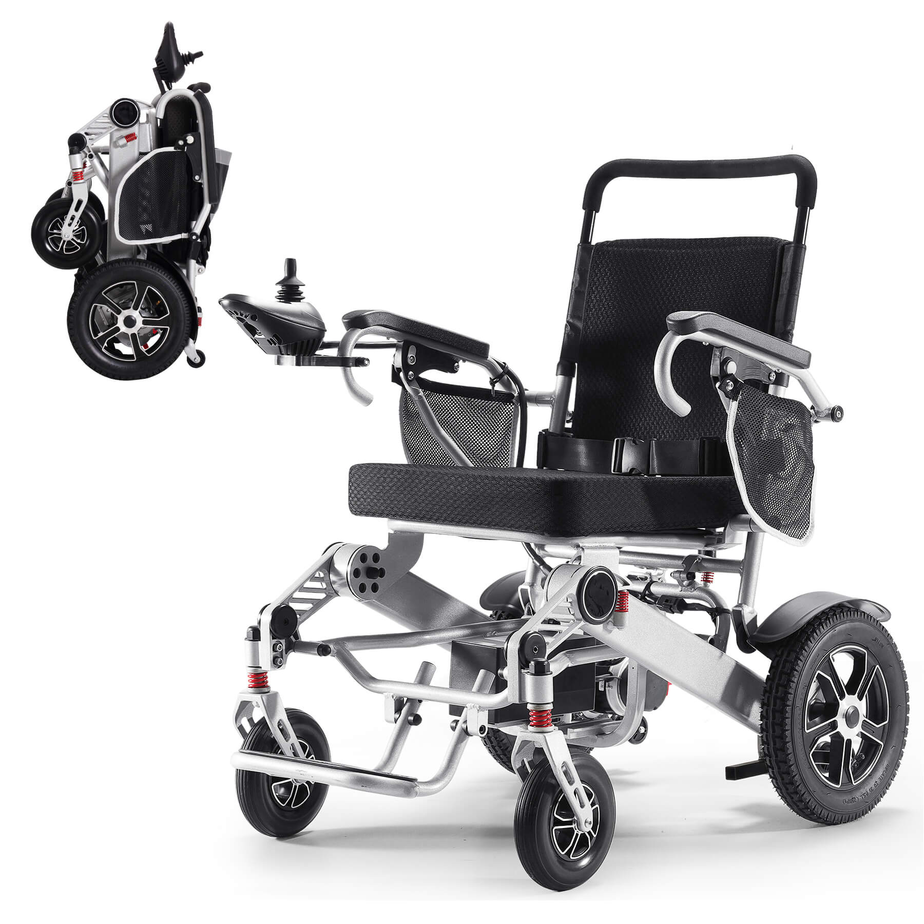 Power Wheelchair for Seniors and Disabled with 2 Batteries, 30 Miles Range, Light-weight and Foldable, All-Terrain - Image 17